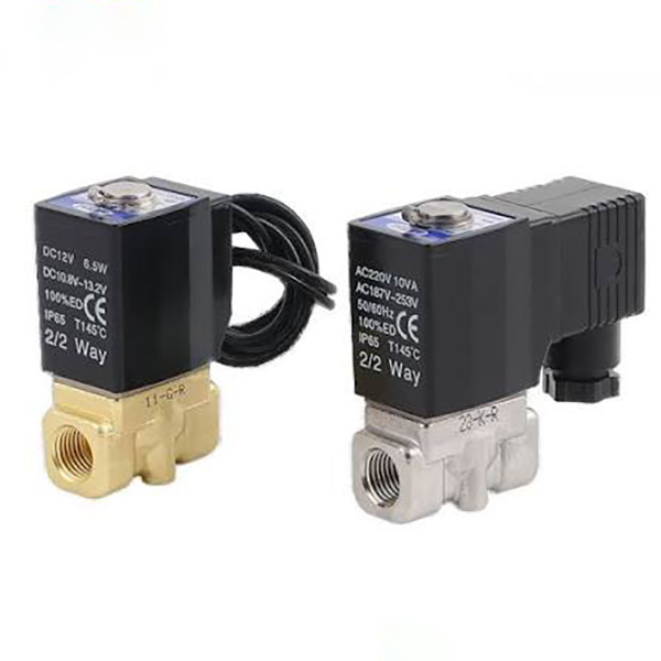 2S serijos 2/2 krypčių skysčio solenoidinis vožtuvas (tiesioginio veikimo + pilotuojamas)