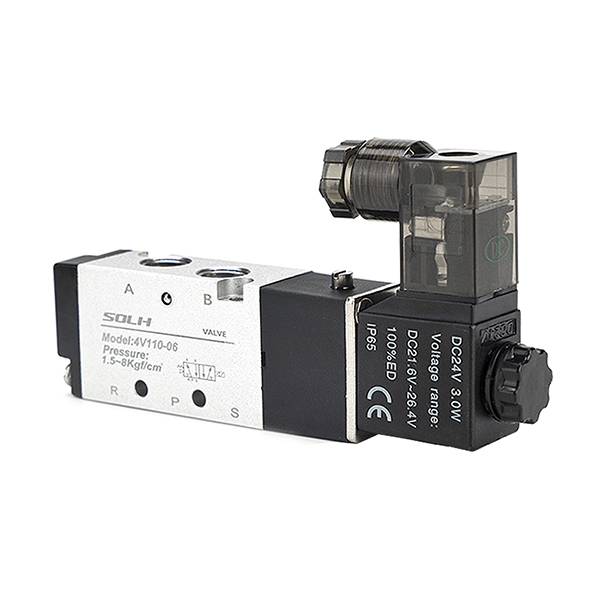4V serijos solenoidinis vožtuvas |5/2 takų 5/3 krypčių