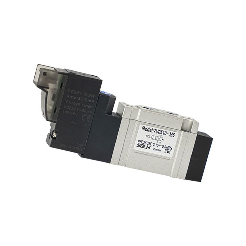 7V serijos solenoidinis vožtuvas (5/2 krypčių ir 5/3 krypčių)